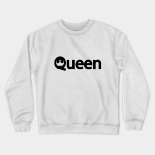 Queen artistic typography design Crewneck Sweatshirt